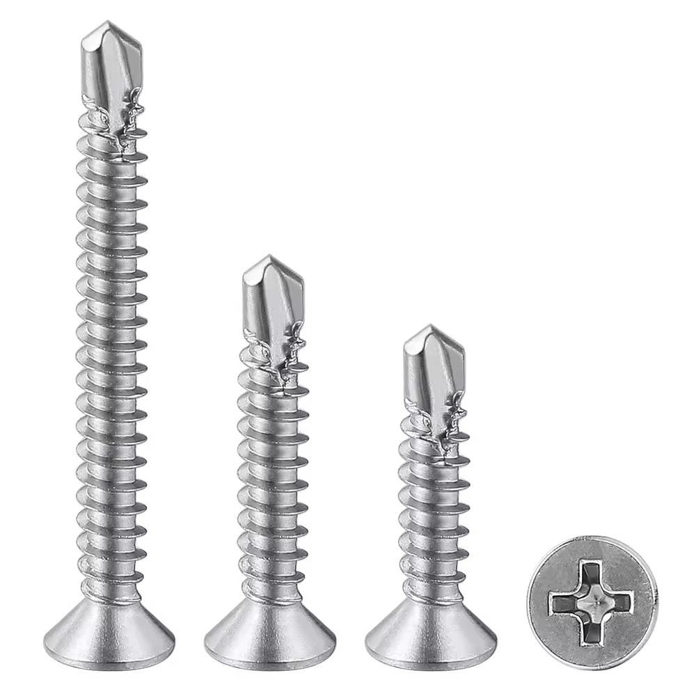Wholesale Carbon Steel Self-Tapping Drill Pan Head Screw with Tail ISO Standard Metric Measurement S