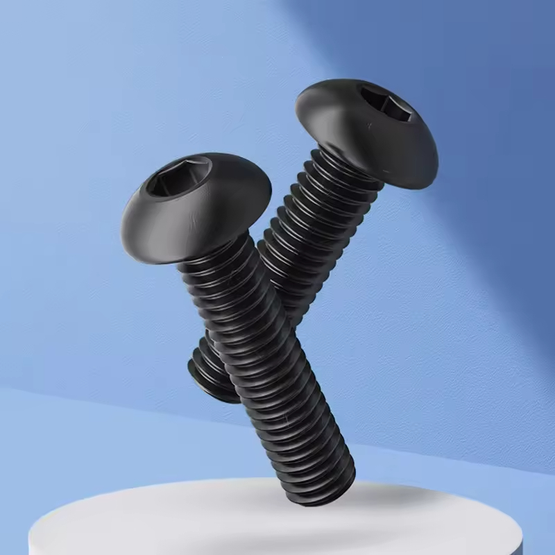 Hot Sale ISO7380 Pan Head Hex Socket Button High Demand M1.6*3/4/5/6/8/10 Carbon Steel Allen Screws